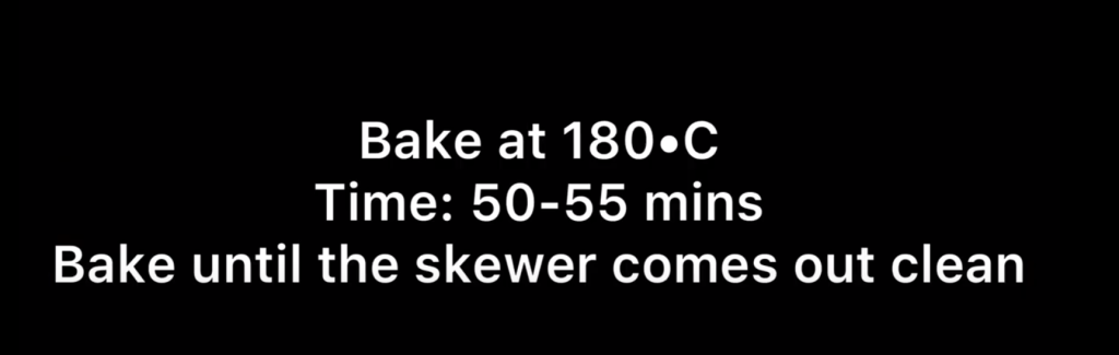 bake chocolate chip banana bread at 180*C , BAKING TIME OF BANANA BREAD