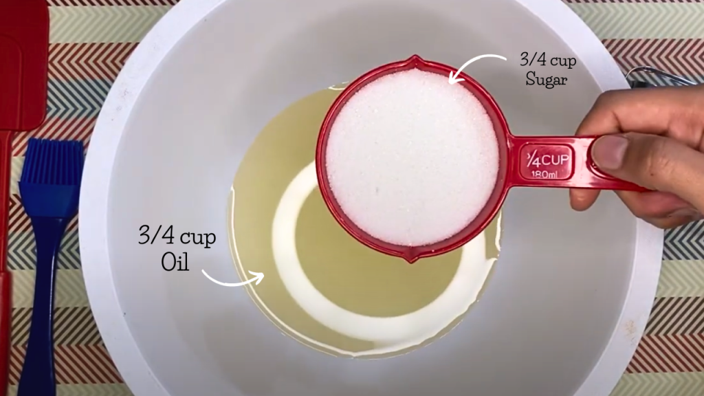 Oil and sugar for naan khatai