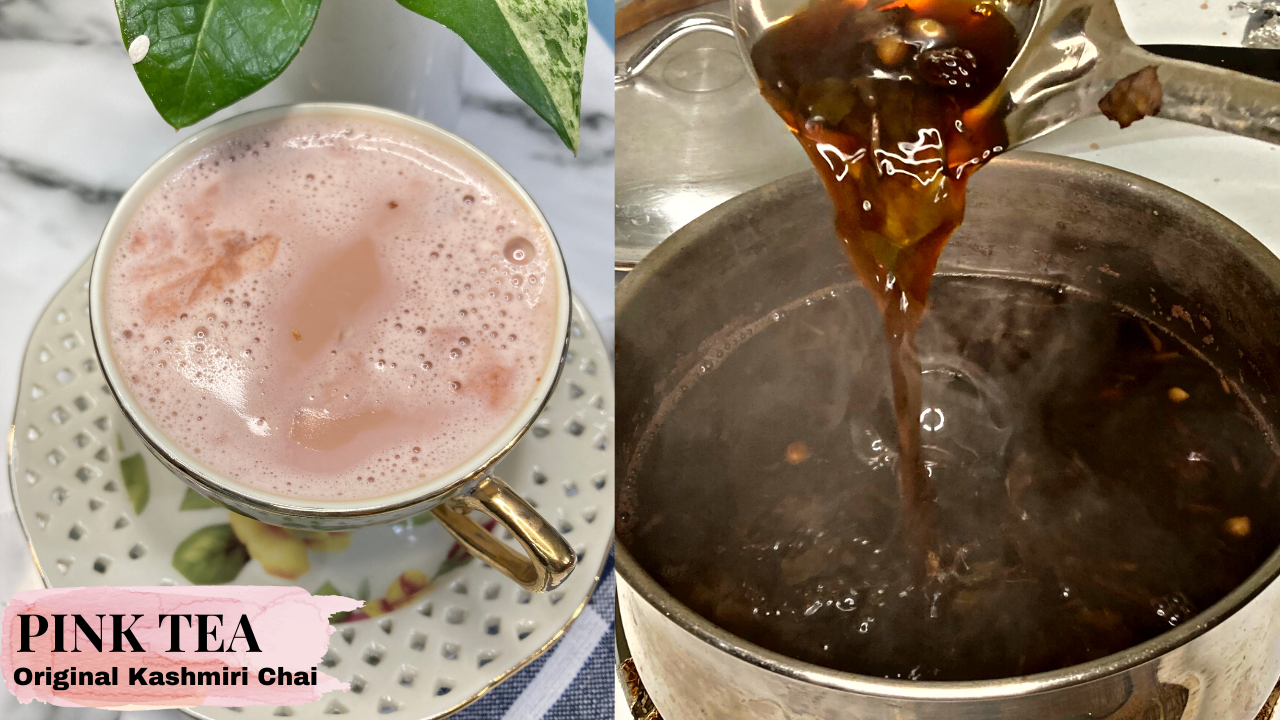 Pink tea(Noon Chai) Authentic Recipe