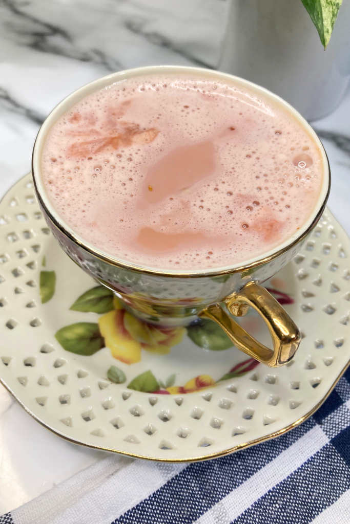 Authentic Pink tea Gulabi Chai Recipe