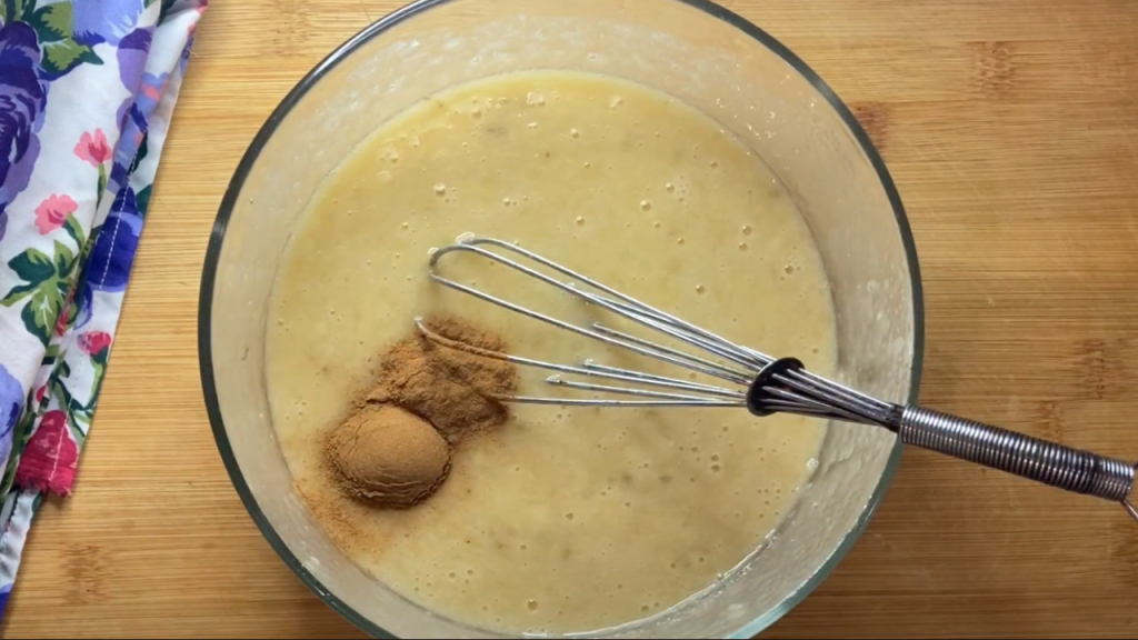 cinnamon powder in banana bread