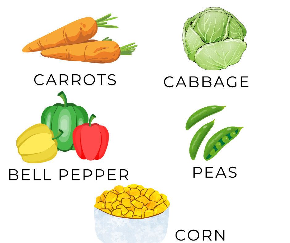 fried rice vegetables